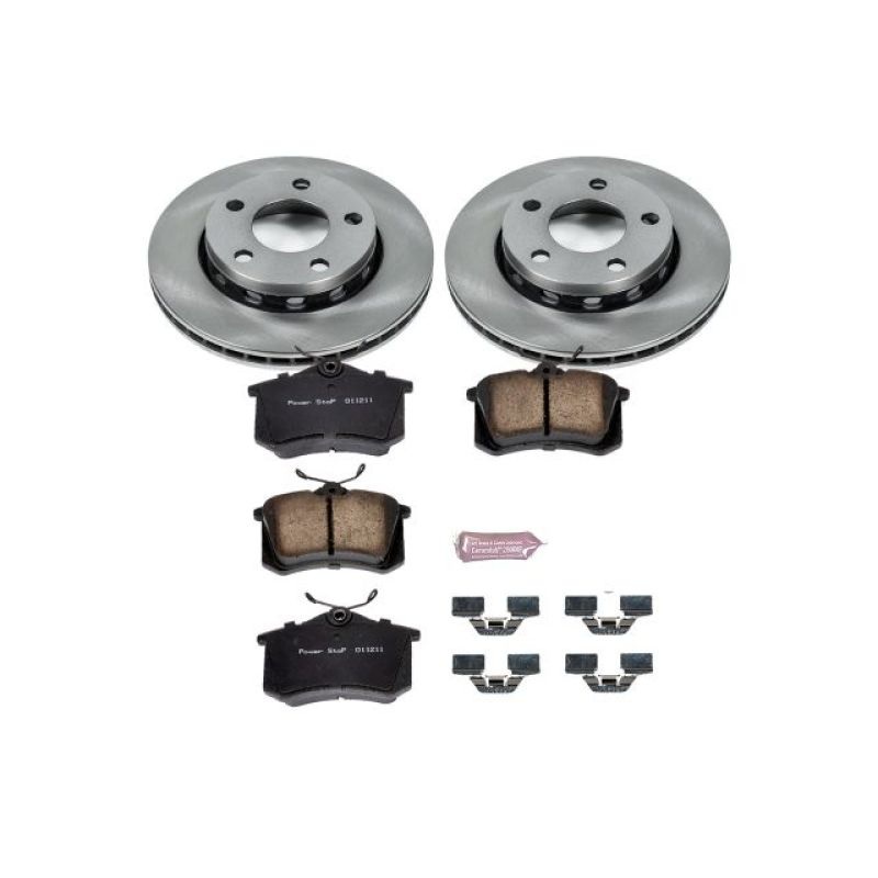 PowerStop Power Stop 00-02 Audi S4 Rear Autospecialty Brake Kit