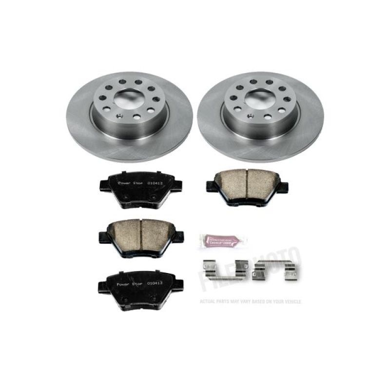PowerStop Power Stop 10-12 Audi A3 Rear Autospecialty Brake Kit