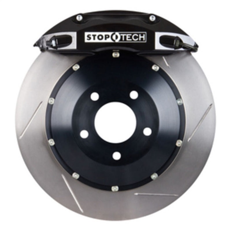 StopTech 01-06 BMW 330CI / 06-08 BMW Z4 Front BBK Black ST-40 Calipers 332×32 Slotted Rotors