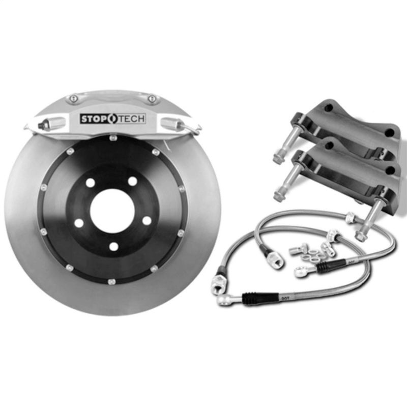 StopTech BBK 95-99 BMW M3 (E36) / 98-02 MZ3 Coupe/Roadster Front ST-40 332×32 Blue Slotted Rotor