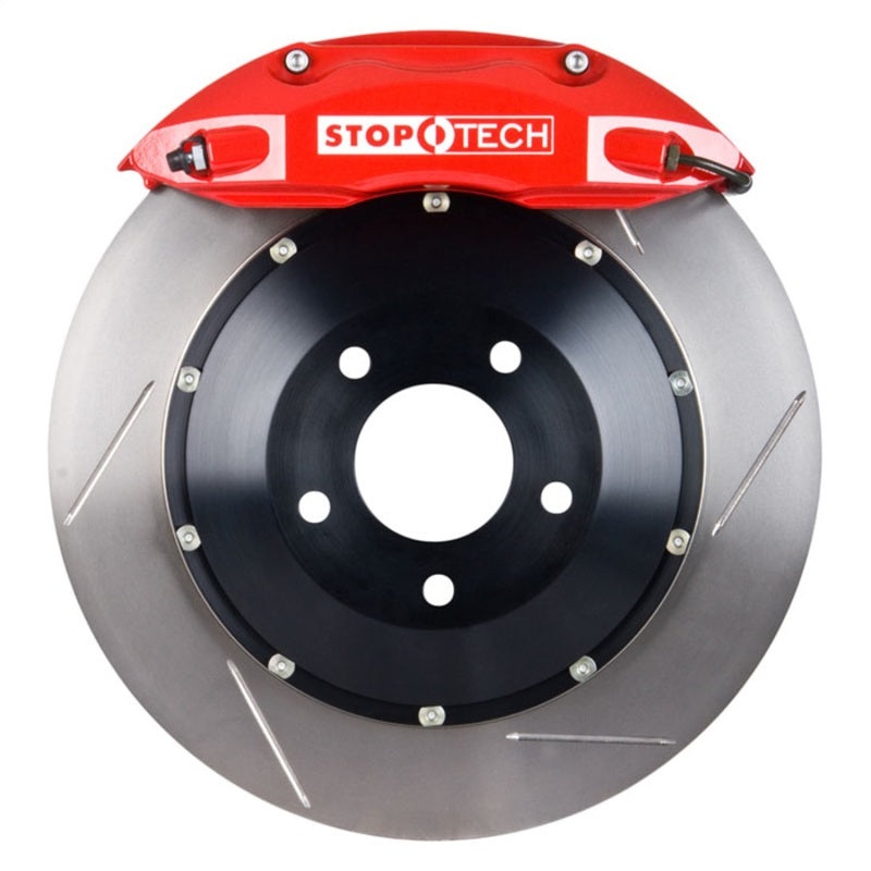 StopTech BBK 98-06 Audi TT 1.8T / 99-03 S3 Front ST-40 328×28 Red Slotted Rotors