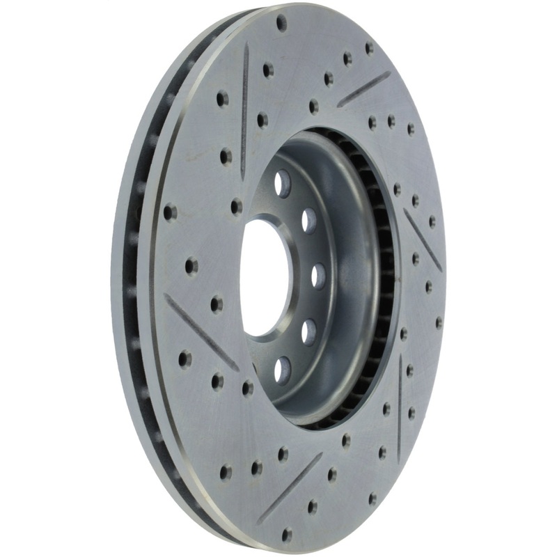 StopTech Select Sport 05-16 Volkswagen Jetta Slotted and Drilled Left Front Rotor