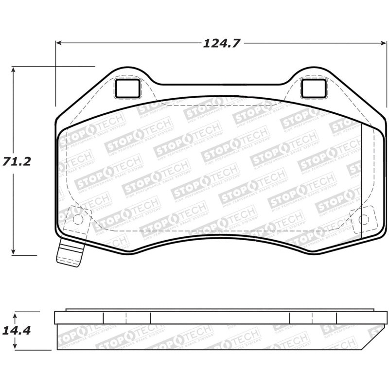 StopTech Street Performance Front Brake Pads 05-08 Renault Megane w/ Brembo Front Calipers