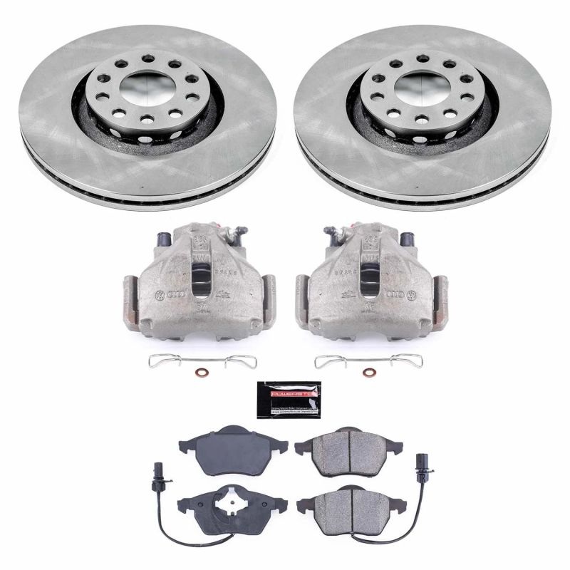 PowerStop Power Stop 02-05 Audi A4 Autospecialty Kit w/ Calipers – Front