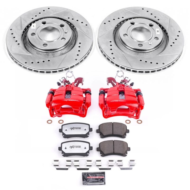 PowerStop Power Stop 04-09 Audi S4 Z26 Street Kit w/ Calipers – Rear