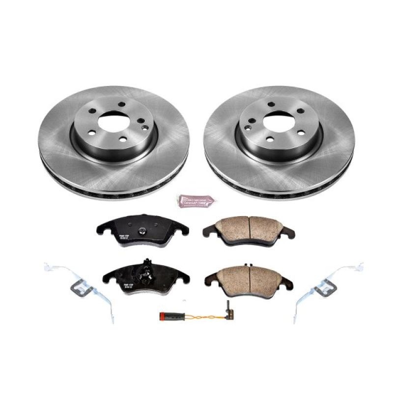 PowerStop Power Stop 13-14 Mercedes-Benz C300 Front Autospecialty Brake Kit