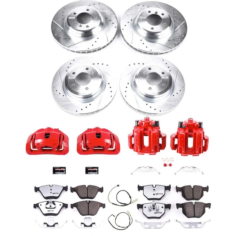 PowerStop Power Stop 14-16 BMW 228i Rear Z26 Street Warrior Brake Kit w/Calipers