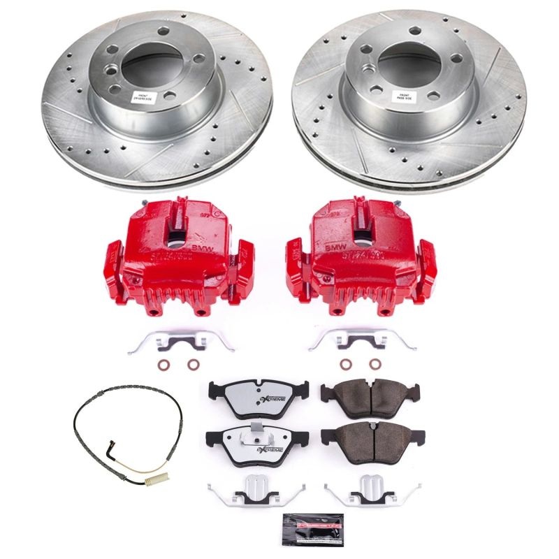 PowerStop Power Stop 2006 BMW 325xi Front Z26 Street Warrior Brake Kit w/Calipers