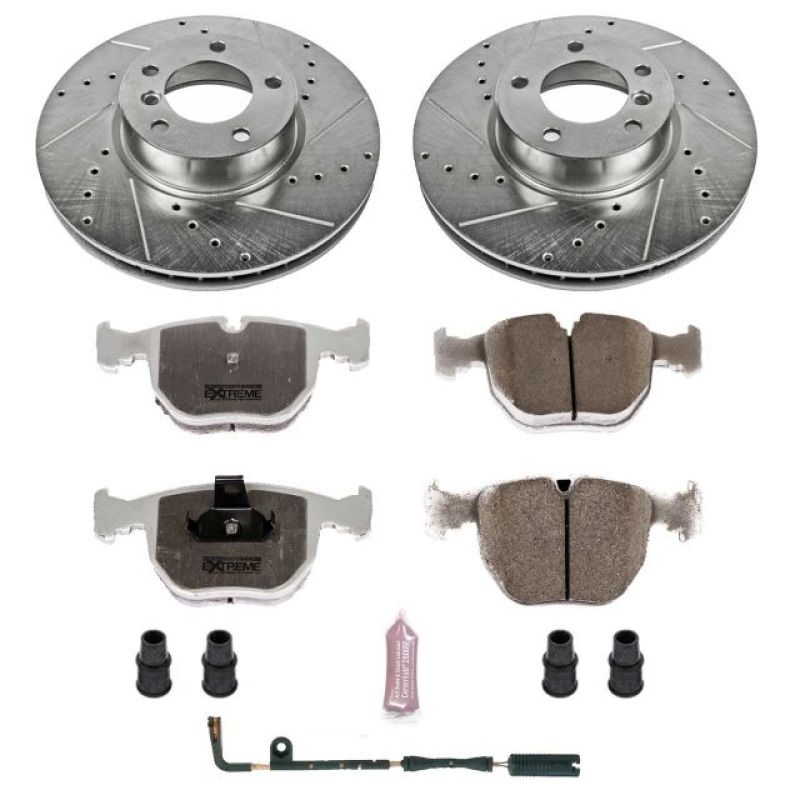 PowerStop Power Stop 01-03 BMW 530i Front Z26 Street Warrior Brake Kit