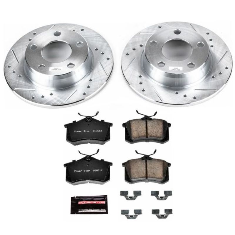 PowerStop Power Stop 01-05 Audi Allroad Quattro Rear Z23 Evolution Sport Brake Kit