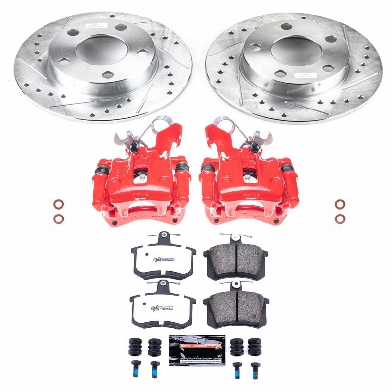 PowerStop Power Stop 01-96 Audi A4 Quattro Z26 Street Kit w/ Calipers – Rear