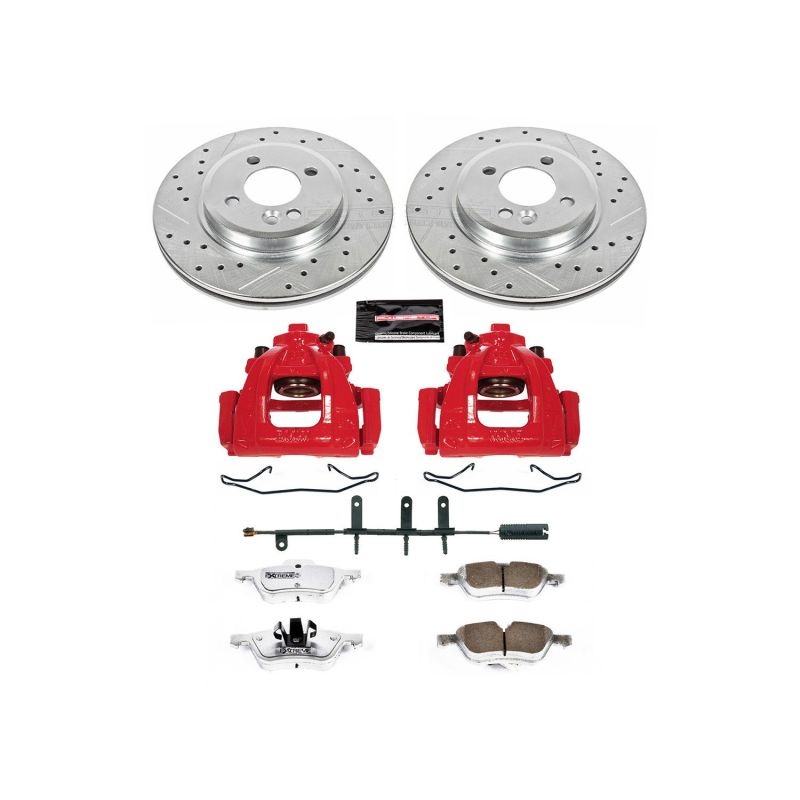 PowerStop Power Stop 02-06 Mini Cooper Front Z26 Street Warrior Brake Kit w/Calipers