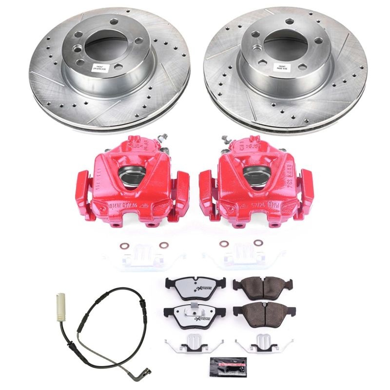 PowerStop Power Stop 08-10 BMW 328i Front Z26 Street Warrior Brake Kit w/Calipers