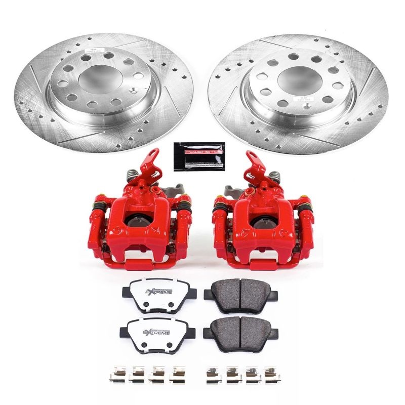 PowerStop Power Stop 10-12 Audi A3 Z26 Street Kit w/ Calipers – Rear