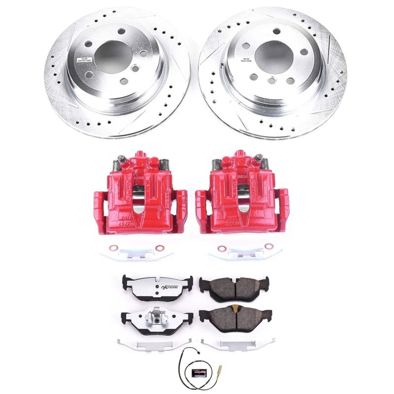 PowerStop Power Stop 11-13 BMW 328i Rear Z26 Street Warrior Brake Kit w/Calipers