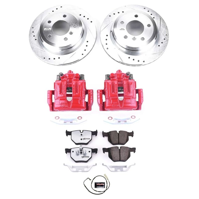 PowerStop Power Stop 2006 BMW 325xi Rear Z26 Street Warrior Brake Kit w/Calipers