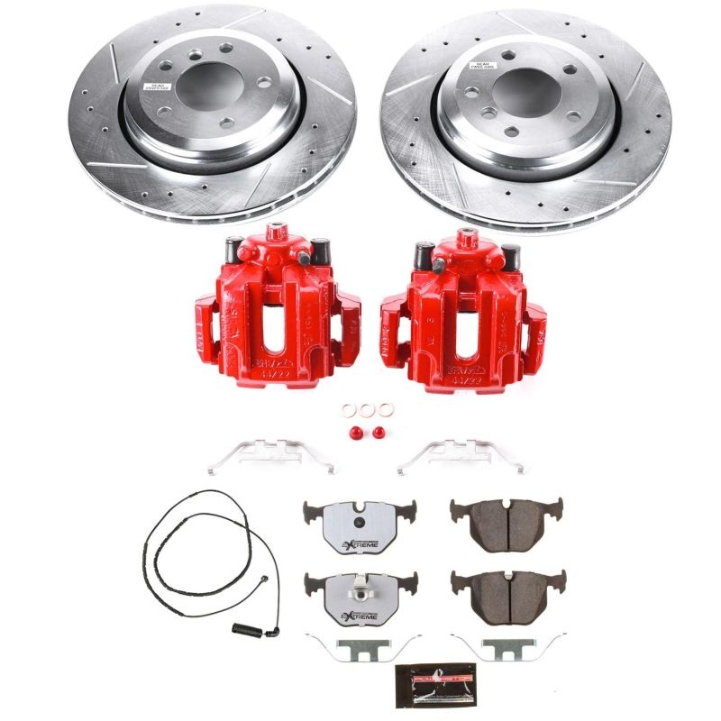 PowerStop Power Stop 2006 BMW 330Ci Rear Z26 Street Warrior Brake Kit w/Calipers