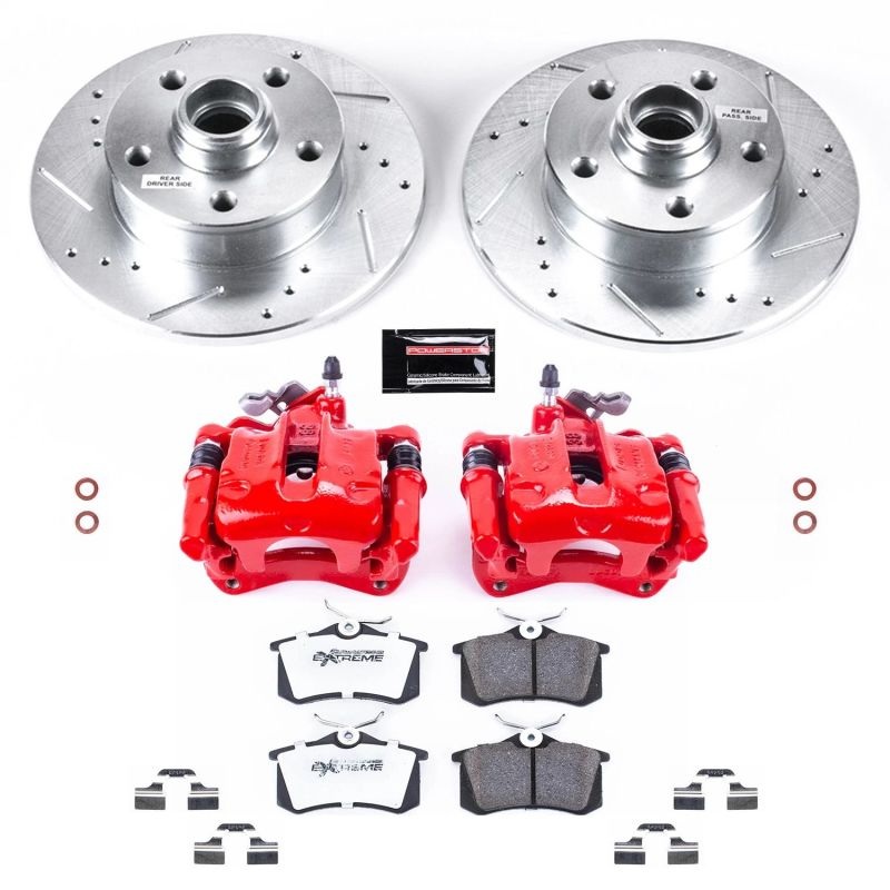 PowerStop Power Stop 94-99 Volkswagen Golf Z26 Street Kit w/ Calipers – Rear