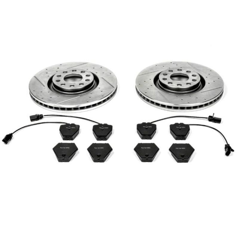 PowerStop Power Stop 00-01 Audi A6 Quattro Front Z23 Evolution Sport Brake Kit
