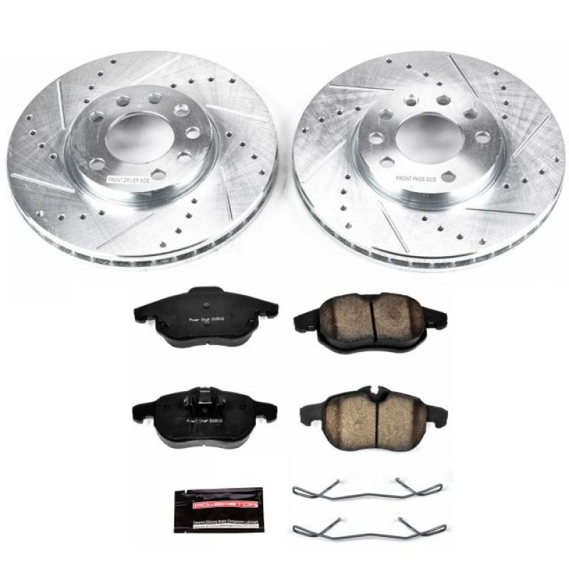 PowerStop Power Stop 03-11 Saab 9-3 Front Z23 Evolution Sport Brake Kit
