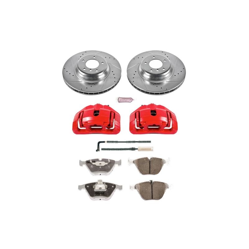 PowerStop Power Stop 07-08 BMW 335xi Front Z26 Street Kit w/Cals