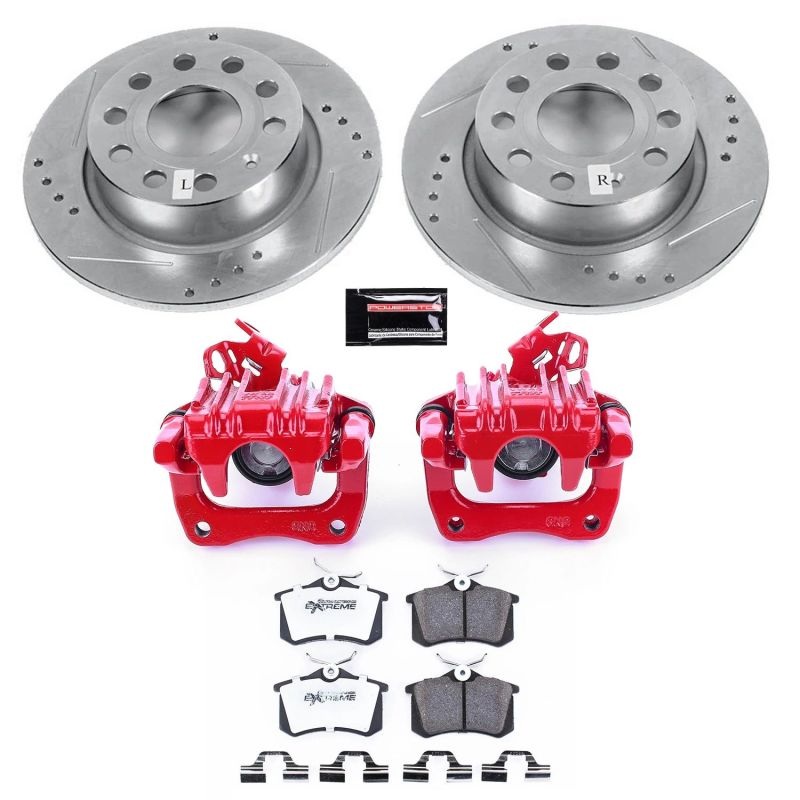 PowerStop Power Stop 10-13 Audi A3 Z26 Street Kit w/ Calipers – Rear