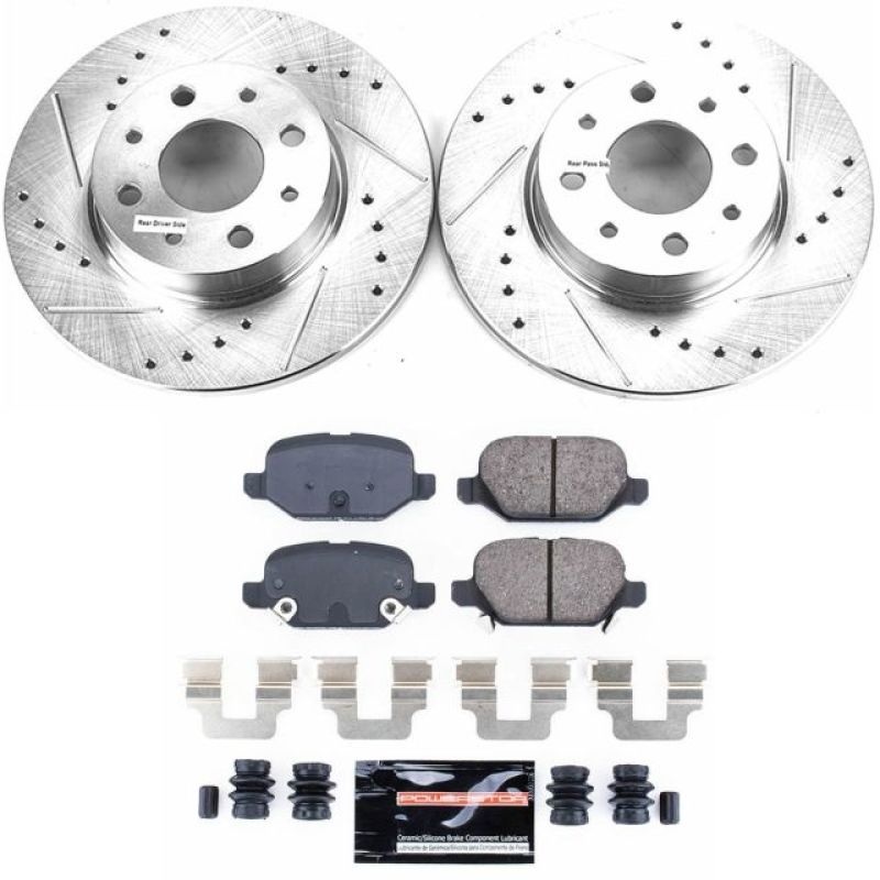 PowerStop Power Stop 13-18 Fiat 500 Rear Z23 Evolution Sport Brake Kit