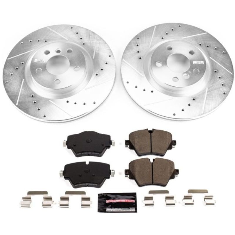 PowerStop Power Stop 16-19 BMW X1 Front Z23 Evolution Sport Brake Kit