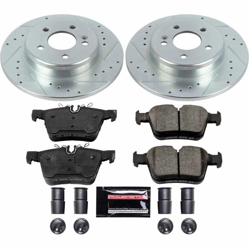 PowerStop Power Stop 17-18 Mercedes-Benz C300 Rear Z23 Evolution Sport Brake Kit