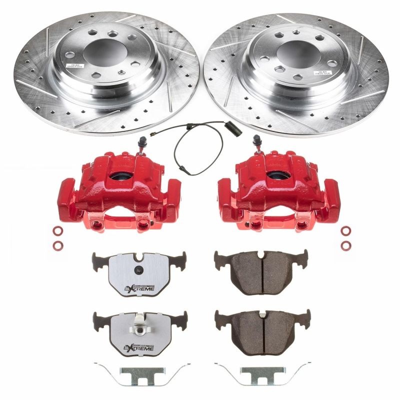 PowerStop Power Stop 1995 BMW 740i Rear Z26 Street Warrior Brake Kit w/Calipers