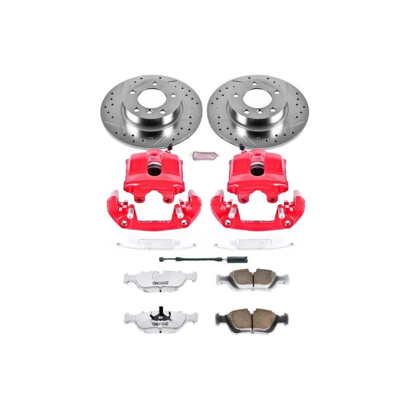 PowerStop Power Stop 1999 BMW 318ti Front Z26 Street Warrior Brake Kit w/Calipers
