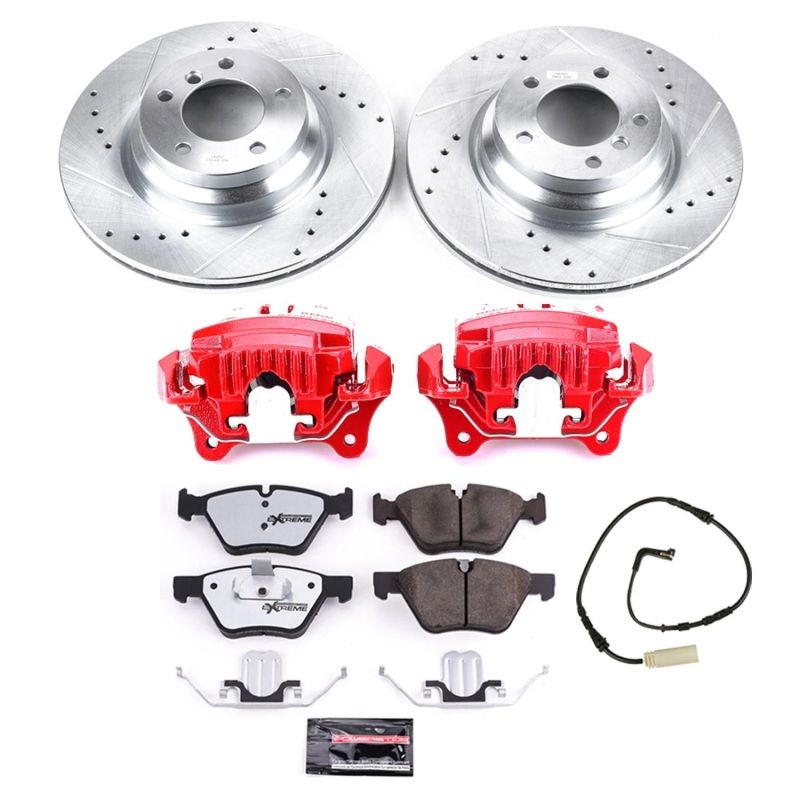 PowerStop Power Stop 2006 BMW 330i Front Z26 Street Warrior Brake Kit w/Calipers
