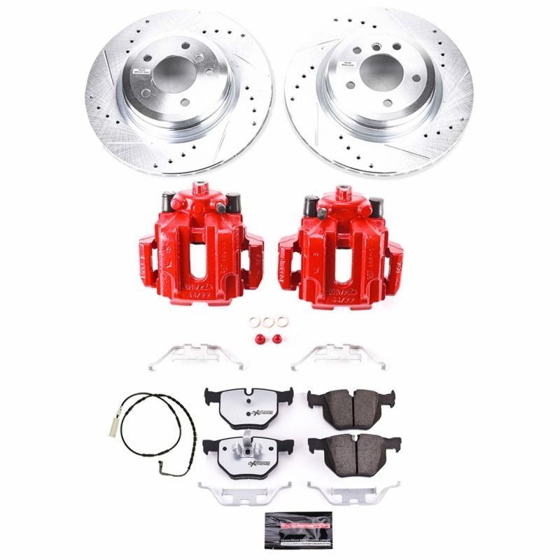 PowerStop Power Stop 2006 BMW 330i Rear Z26 Street Warrior Brake Kit w/Calipers