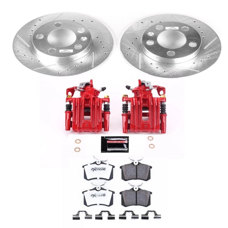 PowerStop Power Stop 98-99 Volkswagen Beetle Z26 Street Kit w/ Calipers – Rear