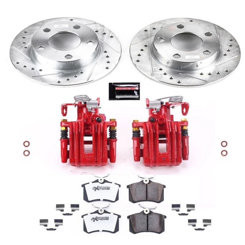 PowerStop Power Stop 99-05 Volkswagen Passat Z26 Street Kit w/ Calipers – Rear