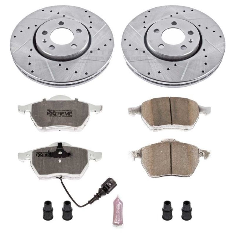 PowerStop Power Stop 99-10 Volkswagen Beetle Front Z26 Street Warrior Brake Kit