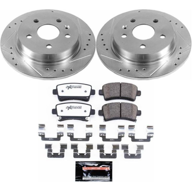 PowerStop Power Stop 12-16 Buick LaCrosse Rear Z26 Street Warrior Brake Kit