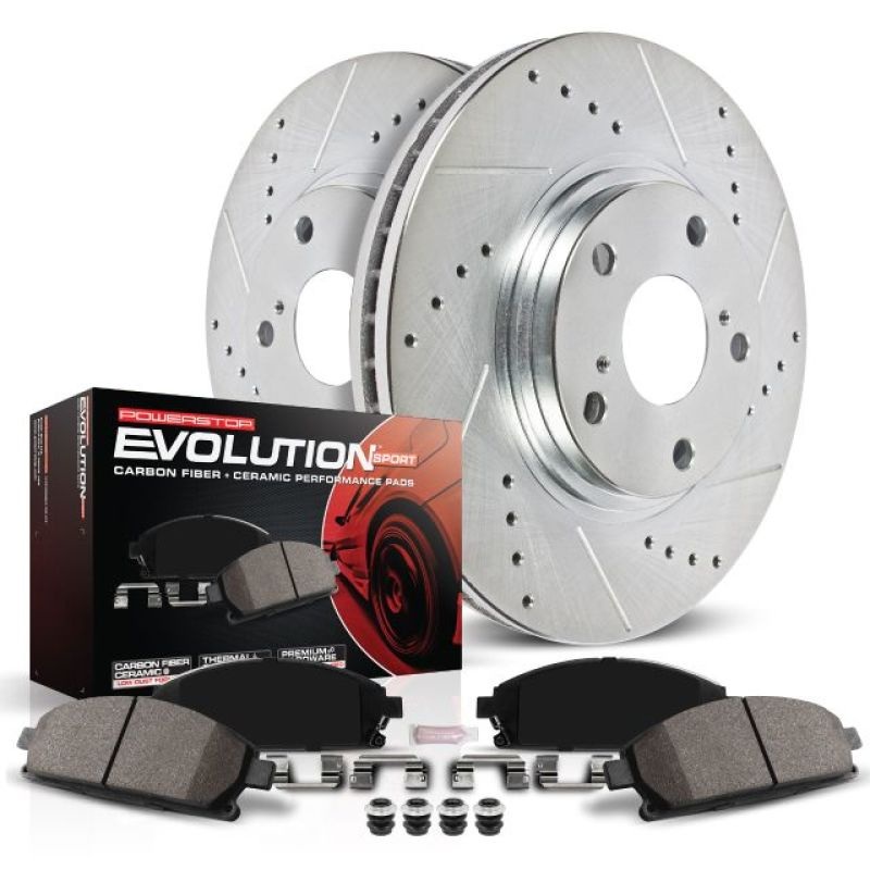 PowerStop Power Stop 14-17 Audi Q5 Front Z23 Evolution Sport Brake Kit