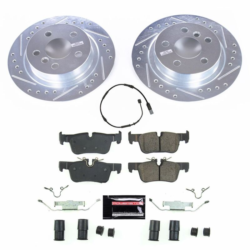 PowerStop Power Stop 16-18 Mini Cooper Clubman Rear Z23 Evolution Sport Brake Kit