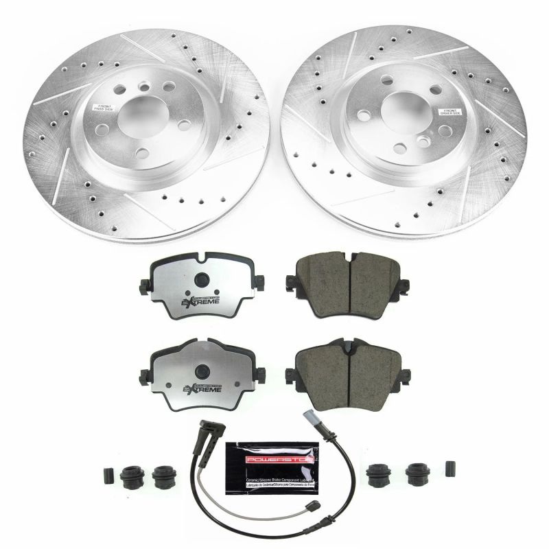 PowerStop Power Stop 16-19 BMW X1 Front Z26 Street Warrior Brake Kit