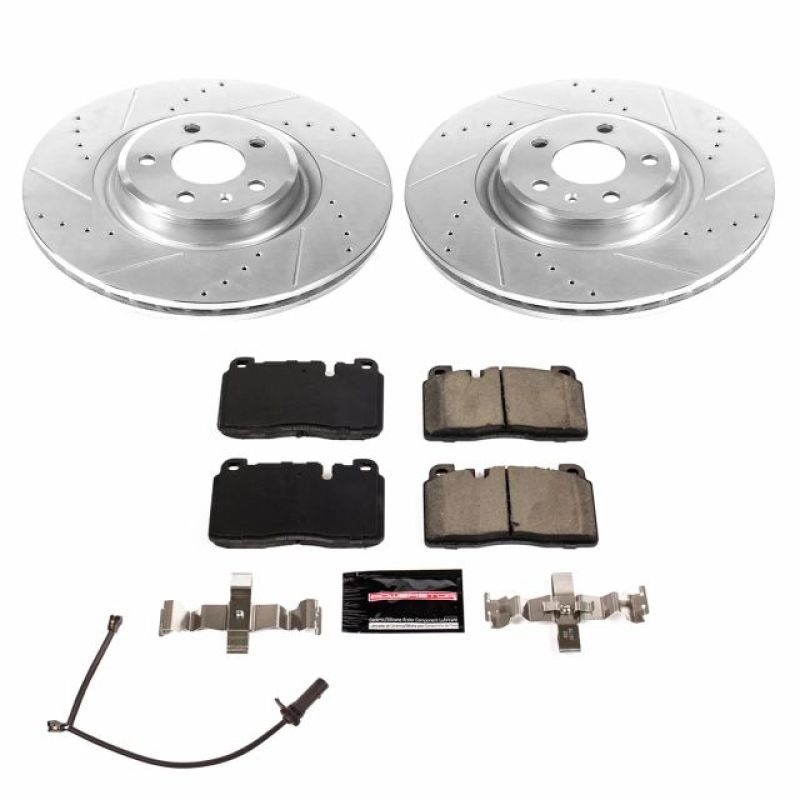 PowerStop Power Stop 17-18 Audi A6 Front Z23 Evolution Sport Brake Kit