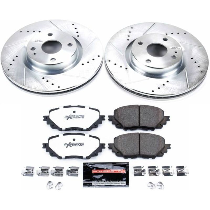 PowerStop Power Stop 17-19 Fiat 124 Spider Front Z26 Street Warrior Brake Kit