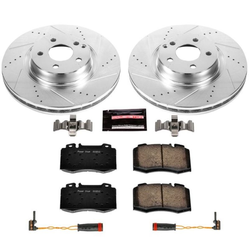 PowerStop Power Stop 2003 Mercedes-Benz SL500 Front Z23 Evolution Sport Brake Kit