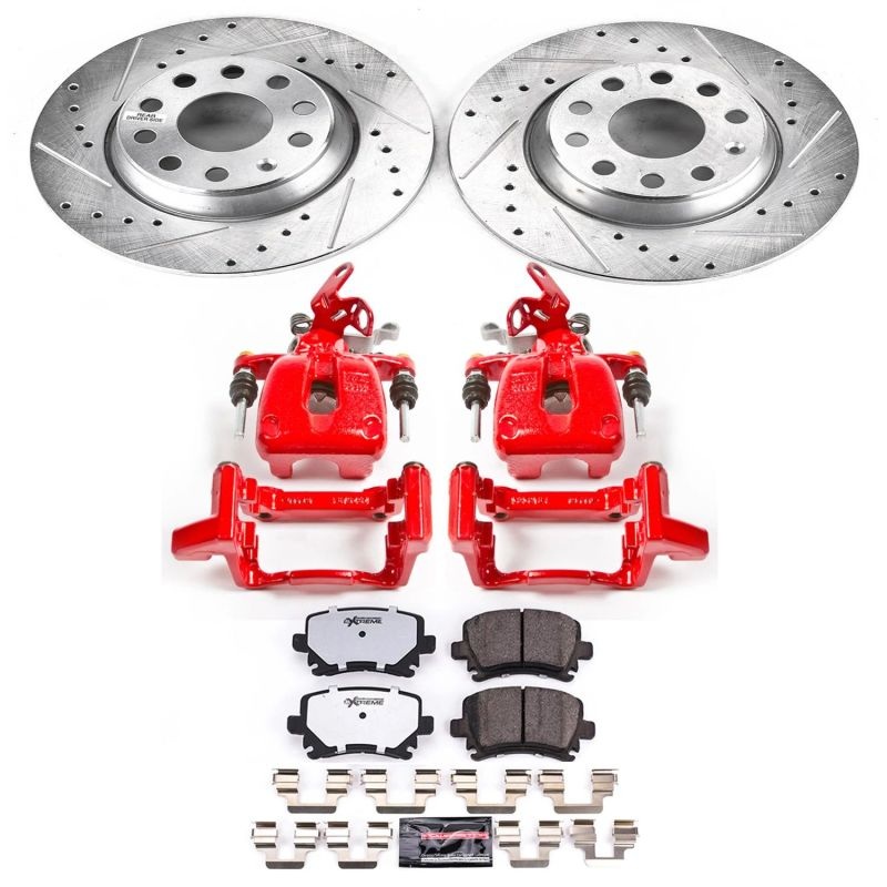 PowerStop Power Stop 2009 Audi A3 Z26 Street Kit w/ Calipers – Rear