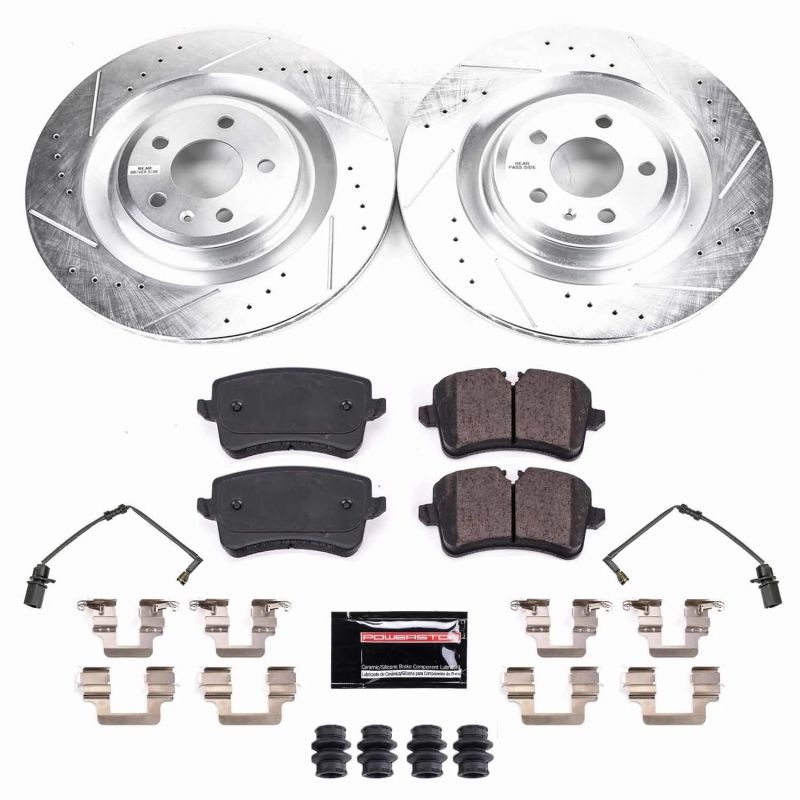 PowerStop Power Stop 2018 Audi S8 Rear Z23 Evolution Sport Brake Kit