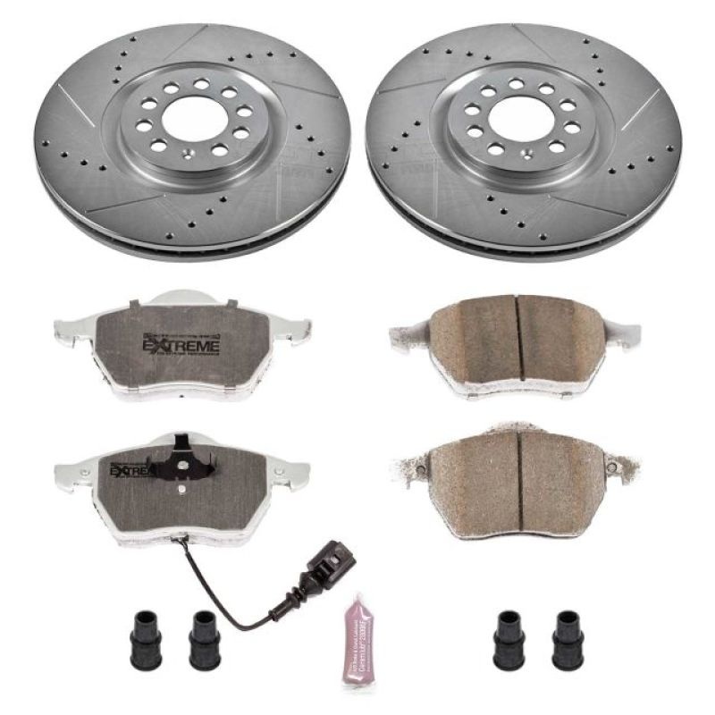 PowerStop Power Stop 99-06 Audi TT Front Z26 Street Warrior Brake Kit