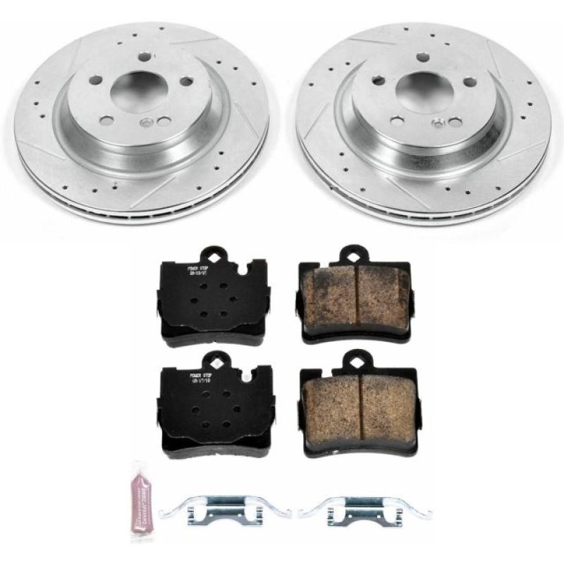PowerStop Power Stop 00-02 Mercedes-Benz S430 Rear Z23 Evolution Sport Brake Kit