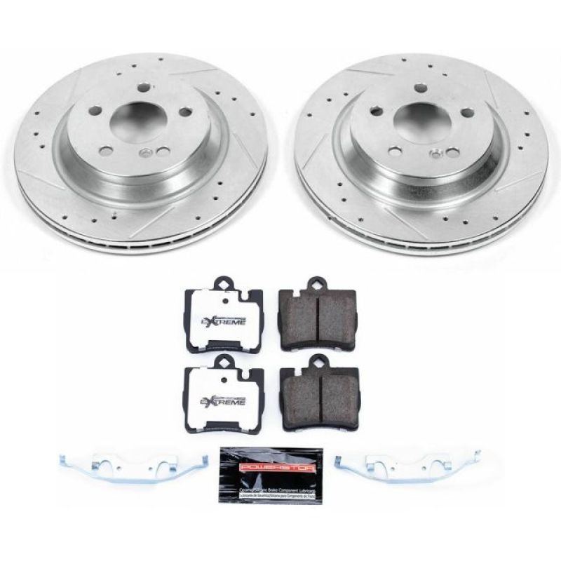 PowerStop Power Stop 00-02 Mercedes-Benz S430 Rear Z26 Street Warrior Brake Kit