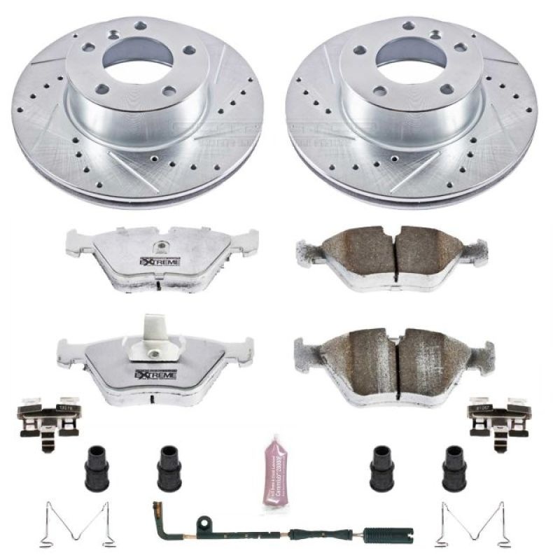 PowerStop Power Stop 01-03 BMW 525i Front Z26 Street Warrior Brake Kit