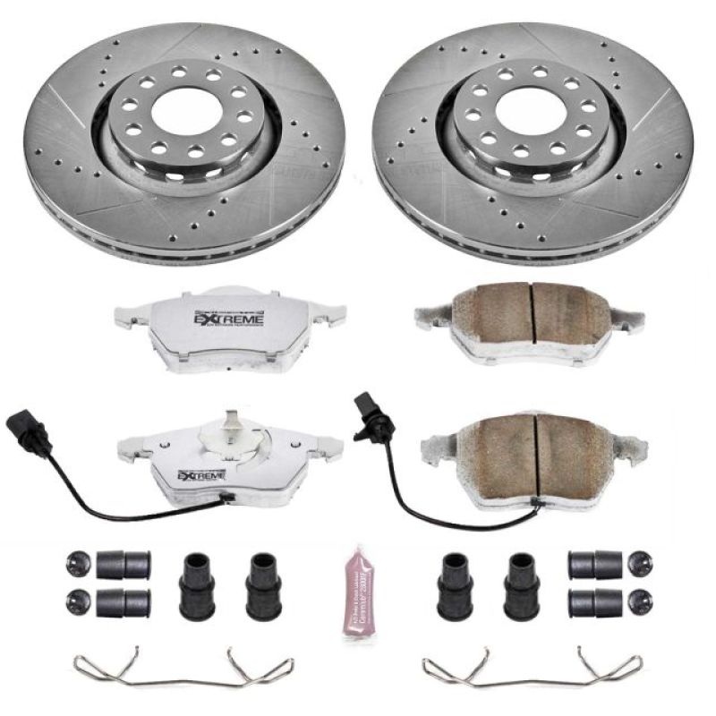 PowerStop Power Stop 02-05 Audi A4 Front Z26 Street Warrior Brake Kit